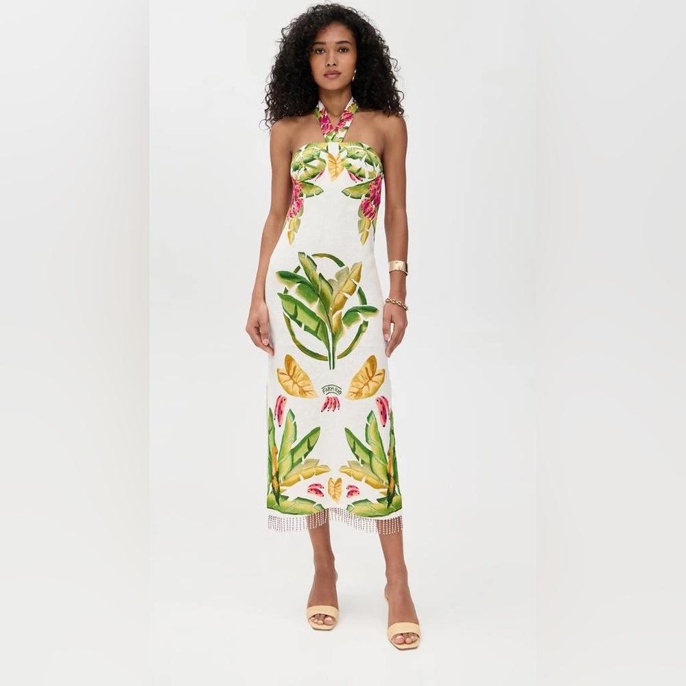 NEW Tropical Farm Rio Midi Dress Sz S